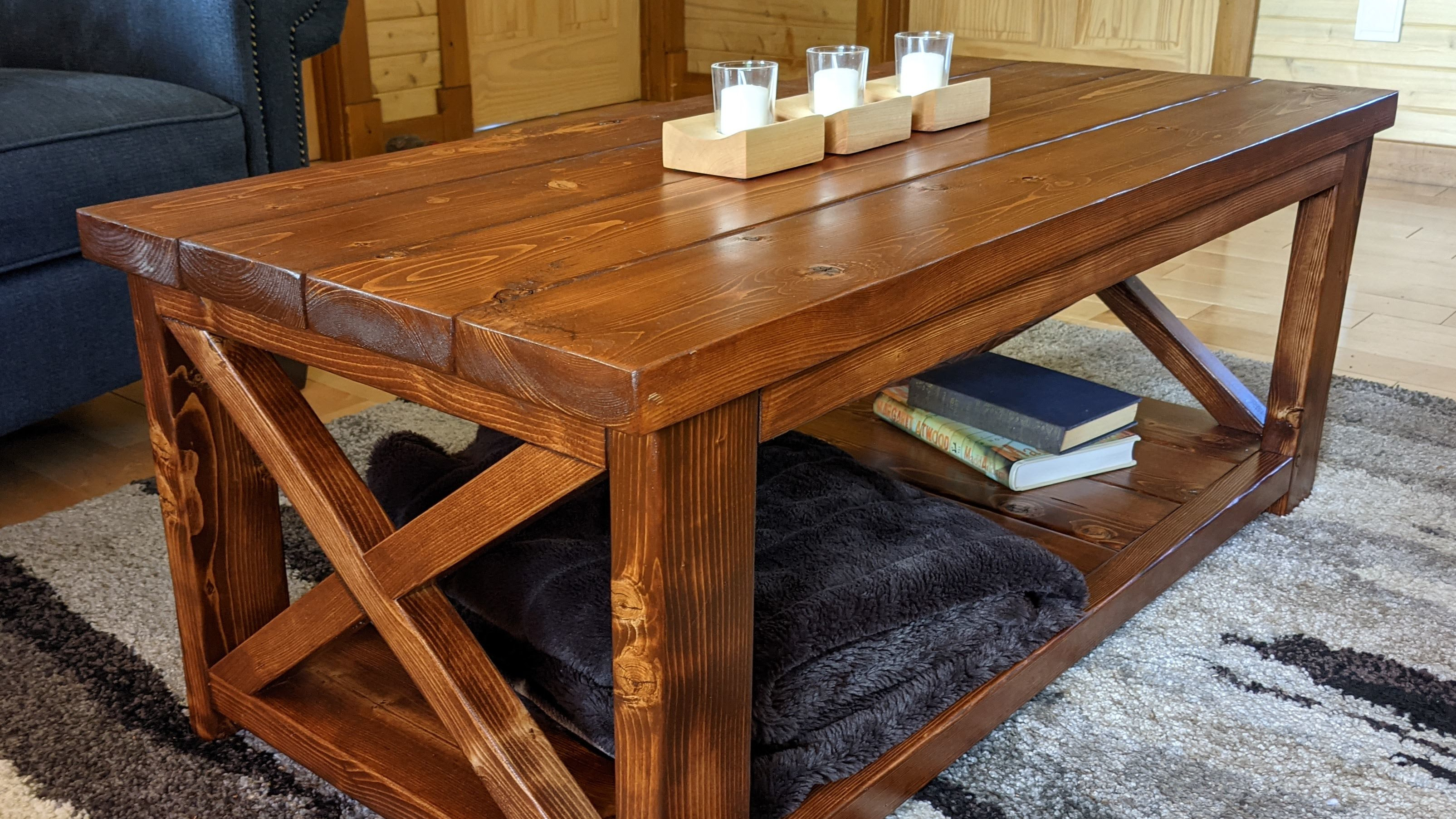 Construction Lumber Coffee Table
